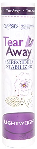 OESD Light Weight Tear-Away Embroidery Stabilizer 1.5oz 10