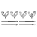 4 Bassdrum Spannstäbe mit Krallen für Drum Kit Upgrade und Wartung
