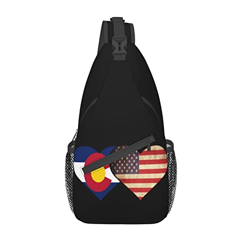 Mochila cruzada unisex color negro miniatura 2