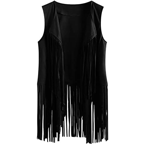 Gilet à Franges FEOYA Femme Cover