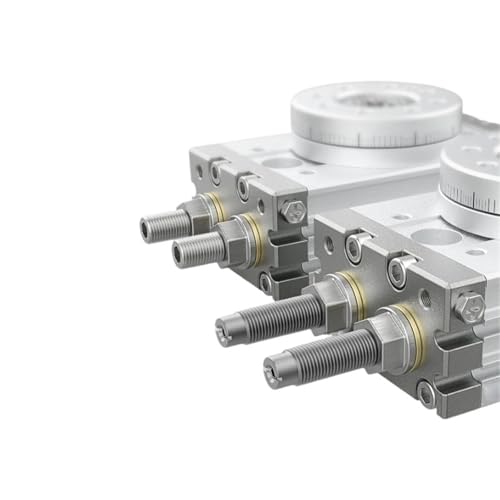 Vérin pneumatique rotatif MSQB100A à angle ajustable 0-190 degrés