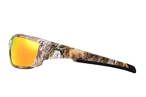 Hornz Brown Forest Camouflage Polarized Sunglasses for Men Full Frame Strong Arms & Free Matching Microfiber Pouch3