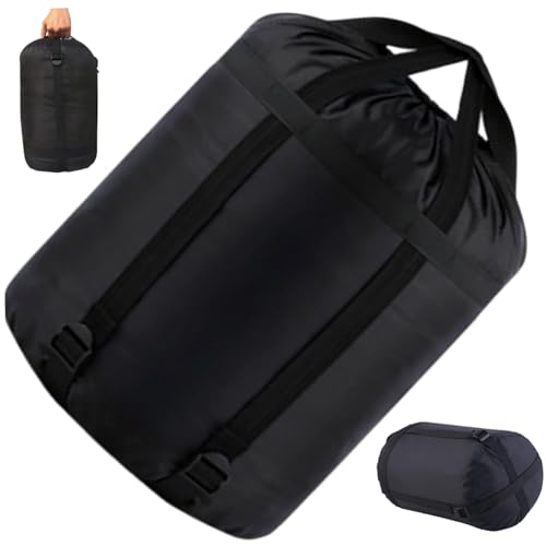 Saco de Almacenamiento al Aire Libre Impermeable | Saco de Almacenamiento de Sacos de Dormir, Bolso de Dormir de Tela de Oxford con Cintas de Nylon, Saco de Sacos de Dormir Impermeable con Cordero pa