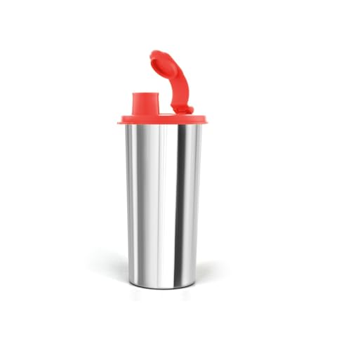 Image of SignoraWare Stylish Stainless steel Sipper | Modern Look | freezer safe | Lightweight and Portable | Gym or Sports Events | Outdoor Activities | Perfect for Schools & Offices (500ml | Red)