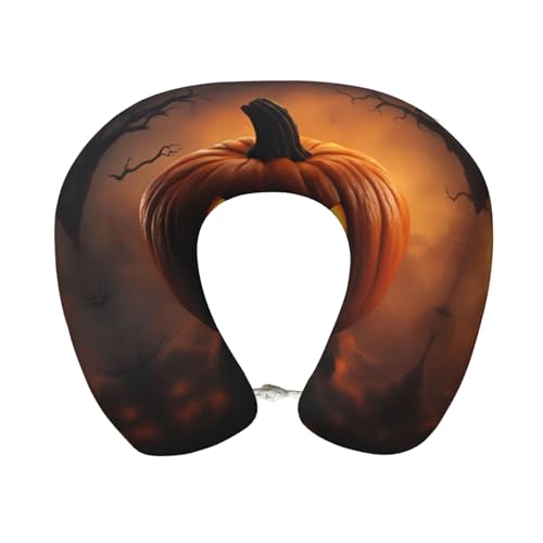 Almohada cuello memoria espuma formato U negro miniatura 1