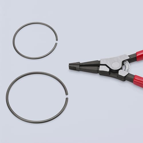 Alicates de anillo de retención KNIPEX 45 11 170 para ejes de transmisiones mecánicas 7