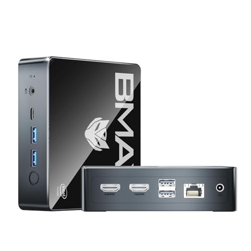 BMAX B4 Turbo 16GB/512GB デスクトップミニPC BMAX B4 Turbo、Twin Lake N150、フル機能 USB Type-Cを搭載