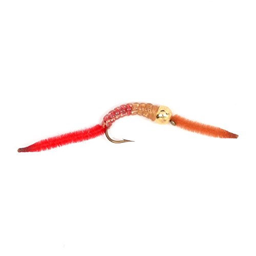 The Fly Fishing Place FLY67001 San Juan Worm Power Bead Trout Fly Assortment - 1 Dozen Wet Nymph Fly Fishing Flies thumb #3