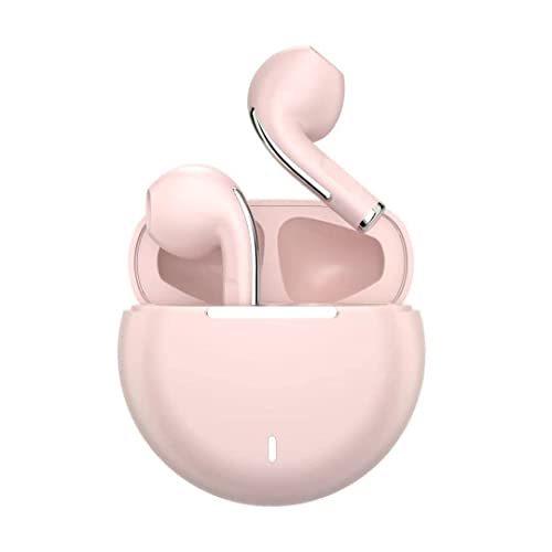 Bluetooth Kopfhörer In Ear, Kopfhörer Kabellos HiFi Stereoklang Bluetooth Ohrhörer, IPX5 Wasserdicht Kabellose Kopfhörer,Touchscreen-Kontrolle Wireless Kopfhörer für iOS/Android-rosa Cover