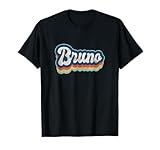Bruno First Name Boy Vintage Style 70s 80s Personalized T-Shirt
