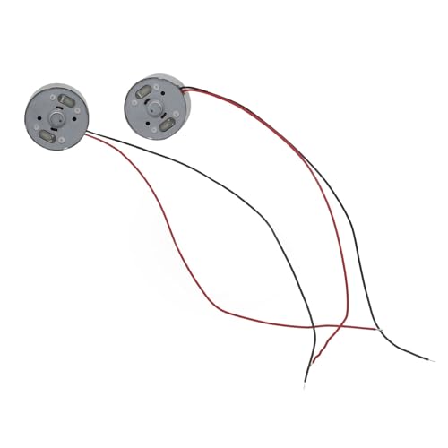 Zilimontt Paquete de 2 motores de CC RF-300CA/RC-300 .5-6V de alta velocidad 10287 RPM para ventilador de cuello colgante y pequeños proyectos electrónicos
