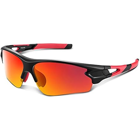 BEACOOL Polarized Sports Sunglasses for Men Women Youth Baseball Fishing Cycling Running Golf Motorcycle Tac Glasses UV400 Cover