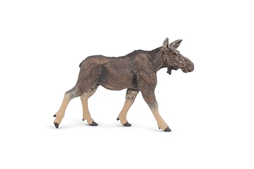 PAPO, Realistic Female Moose Figure, Ages 3+, Wild Life Collection, Educational Play Boreal Wildlife - Image 3