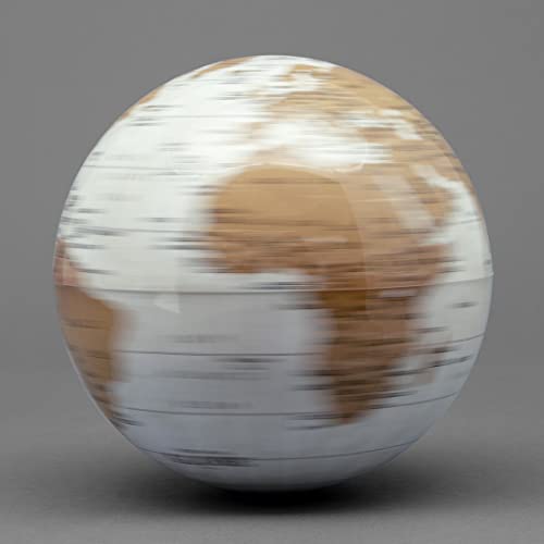 Globe terrestre rotatif de précision au design contemporain - 4