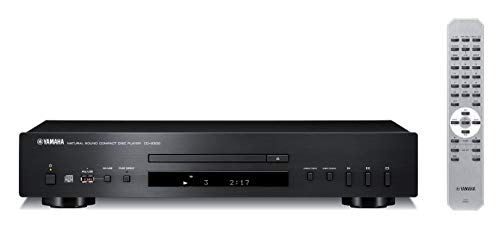 Yamaha CD-S300BL Compact Natural Sound CD Player Black (Renewed)