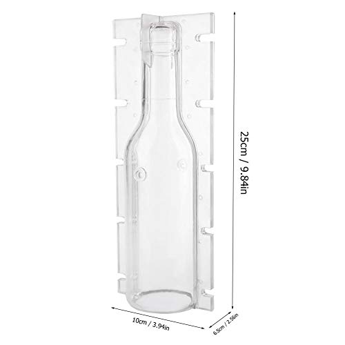 Kerzenform Zum Candle Moulds GieÃen Flasche DIY Silicone Kerzenschimmel Formzucker Silikonhalter Klare Kunststoff Kerze DIY Flaschenförmige Hitzebeständige Wein Flasche Schokolade Hochzeit – Bild 3