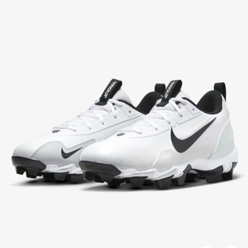 Nike Force Trout 9 Keystone Low Rubber Baseball Cleats SZ 9 White | Black