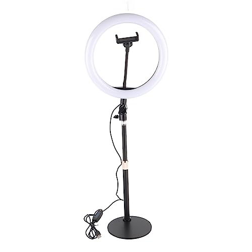 LED Ring Light for Live Streaming, Wireless Fill Light with Phone Holder, 3200K - 5600K Adjustable Color Temperature, 120 LED Beads Studio Lighting for Selfie, Tattoo, Beauty