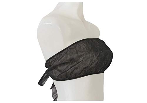 déliktess® - Lot de 10 Soutiens Gorges jetables noirs - très doux - sous Vêtements à usage unique