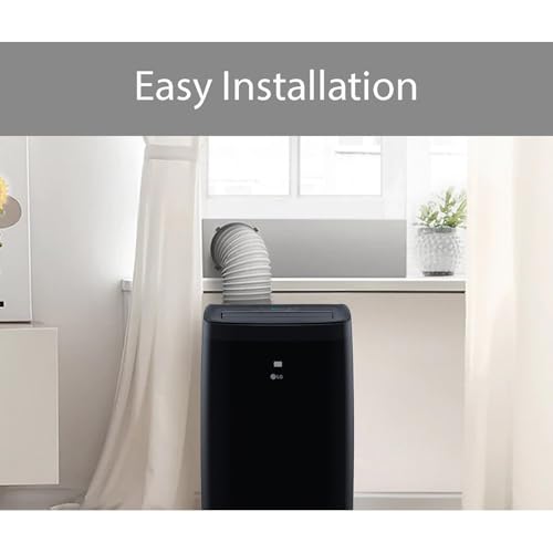Image of LG 10,000 BTU (DOE) 14,000 BTU (ASHRAE) Smart Portable Air Conditioner, 115V, Cools 450 Sq.Ft. (18' x 25' Room Size), Voice Control, Works with LG ThinQ, Amazon Alexa, and Hey Google