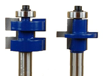 Woodline WL-1338-5.5mm Undersized Tongue and Groove Router Bit Set, 1/2-Inch Shank