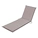 Produktbild Traumnacht Komfort Liegenauflage Outdoor taupe, 190 x 58 x 6 cm