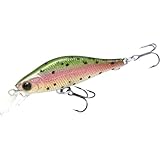 Länge: 45 mm LUCKY CRAFT Angelköder Pointer 45S - Forellenköder, Jerkbait (276 Laser Rainbow Trout)