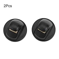 Set mit 2 Auto-Sonnenblenden-Cliphaken für Modelle Kompatibilität mit Golf 7 und mehr, OEM-Nummer 5G0857561B (schwarz) – Ansicht 6