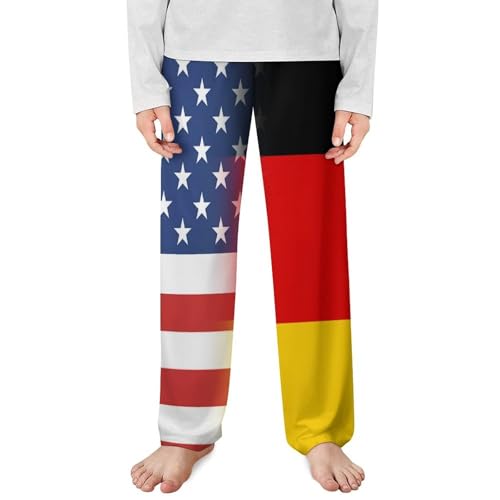 American And Germany FlagChildren's Casual Pajamas120CM