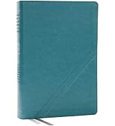 NKJV, Word Study Reference Bible, Leathersoft, Turquoise, Red Letter, Comfort Print: 2,000 Keywor...