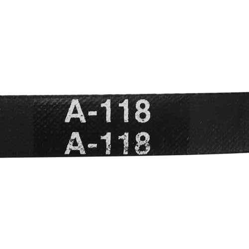 Image of uxcell 2pcs A118 or 4L1200 Classic Wrapped Rubber V-Belt, 118 inch(3000mm) Inside Circumference, A Profile V Belt