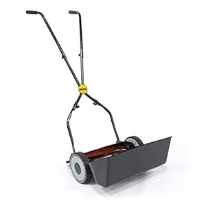 Webb WEH30 Sidewheel Manual Hand Push Cylinder Lawnmower with 4 Cutting Heights, 30cm Cutting Width and 17L Collection Box - Voted Best Buy Budget Mower by BBC Gardener’s World - 3 Year Guarantee