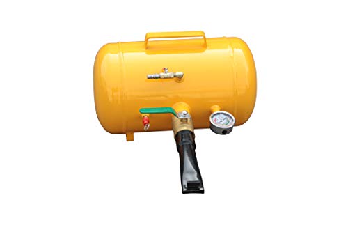 エアービードブースター タンク容量20L 安全弁付 オイルゲージ付き 引っ張りタイヤ 組み付け空気入れ オイルゲージ付