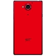 SECOND SKIN Red Card Clear / for AQUOS Xx 2015 Summer Model / SoftBank SSHAXX-PCCL-201-Y164