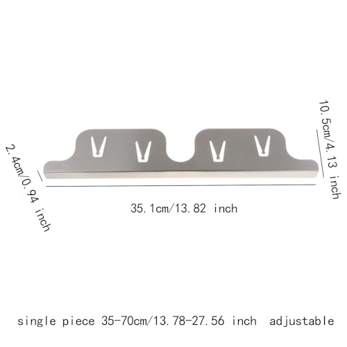 Cubiertas para bordes resistentes al calor en acero inoxidable pack de 4 4