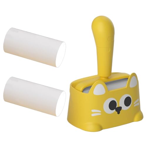 Rodillo quitapelusas fuerte | Elegante ayuda de limpieza con rodillos de relleno, quitapelos pegajosos para pelo de animales y | Para gatos, perros, animales, sofá, alfombra, tela, suéter, cama, hogar