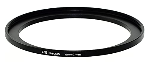 Bague d'adaptation magnétique ICE Magco 49 77 pour changement rapide de filtre