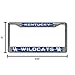 Rico Industries NCAA Bling Chrome License Plate Frame with Glitter Accent, Kentucky Wildcats