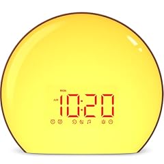 Magicteam Sunrise Alarm Clock Wake Up Clock Natural Sunset Simulation 21 Soothing Sounds Dual Alarm photo Magicteam Sunrise Alarm Clock Wake Up Clock Natural Sunset Simulation 21 Soothing Sounds Dual Alarm
