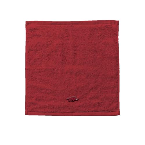 Northwest Arkansas Razorbacks NCAA Team Logo Wash Cloth 4 Pack 12 x 12 Inches