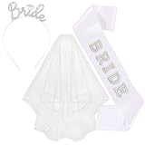 Idéal comme cadeau pour la mariée: Cet ensemble est le cadeau parfait pour la mariée ou les demoiselles d'honneur et constitue un point fort pour l'enterrement de vie de jeune fille ou la fête de la mariée. Ces accessoires ne sont pas seulement fonctionnels mais aussi un souvenir durable de cette journée spéciale