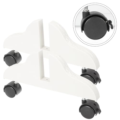 Pied de Fixation pour Écran Séparateur à roulettes Support de Base Stable Polyester