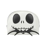 Bioworld Nightmare Before Christmas Jack Skellington White 7" Cosmetic Bag