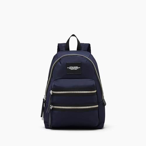 Marc Jacobs Mochila de nylon média The Biker, azul meia-noite, Azul-escuro