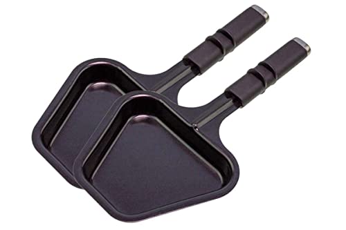 2 padelle compatibili con / ricambio per raclette Severin 2359048