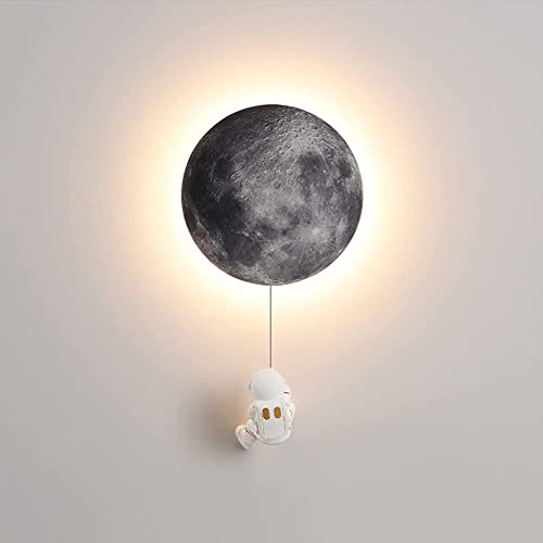 Lampe murale astronaute télécommandée pour illuminer le chevet des enfants
