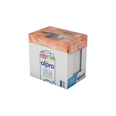 Alpro Bebida Vegetal de Soja sin Azúcar 8x1L Cover