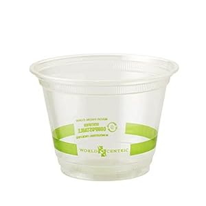 World Centric’s 100% Biodegradable, 100% Compostable PLA 9 Oz Cold Cup (Package of 200)