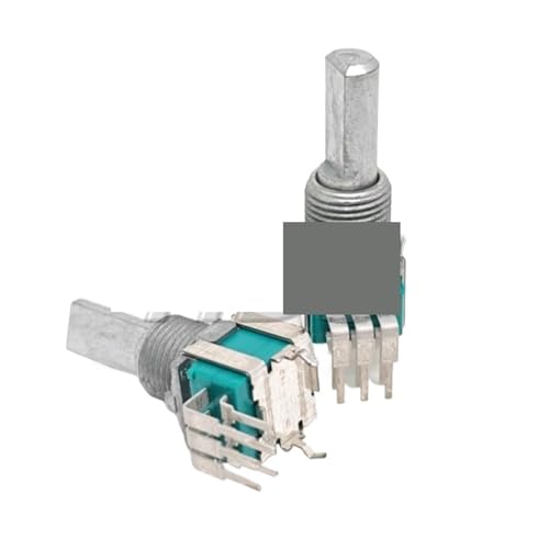ZLLTOMKKQ 2PCS RK09L �~�L�V���O�p�C�I�j�A �~�L�V���O�R���\�[�� �{�����[���|�e���V�����[�^ �f���A���`�����l�� B10K B50K 20mm ���� 6�s��(B50K)