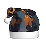 Accessorio festivo: questo cappello natalizio per adulti è realizzato in tessuto felpato, che lo rende un'aggiunta confortevole e divertente alle tue celebrazioni di vacanza; ideale per festival, spettacoli teatrali ed eventi comunitari; copricapo versatile per feste di Capodanno o Halloween
